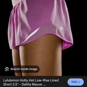 Lululemon Athletic Shorts in Dahlia Mauve